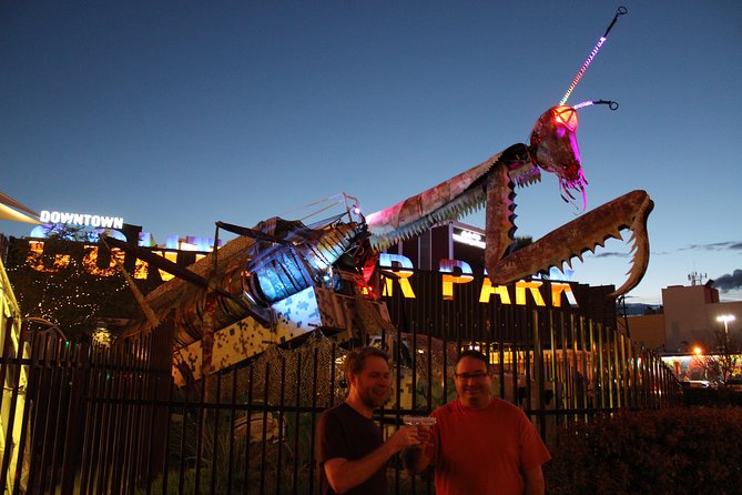 2-Hour Fremont Walking Tour with Photos and Champagne - Container Park: the best photo chaos, plus your champagne moment