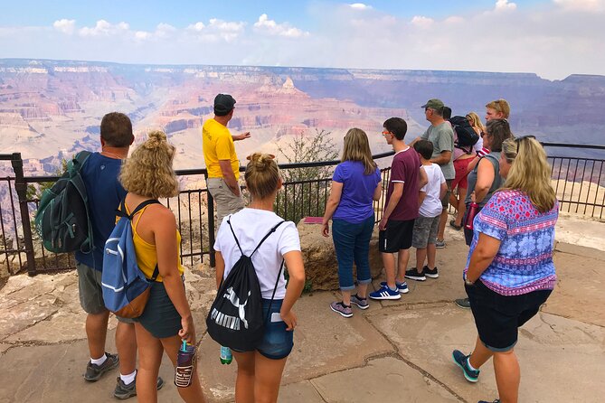 4-Hour Biblical Creation + Sunset Tour • Grand Canyon National Park South Rim - Meeting at the Visitor Center flagpole: get oriented before the rim drive