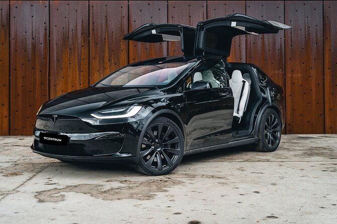 Arrival Private Transfer from Las Vegas Airport to Las Vegas by electric vehicle - Tesla X and the Practical Stuff: Seats, Water, and What You Can Bring