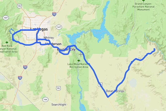 Audio Driving Tour: Grand Canyon West, Hoover Dam Red Rock Canyon - Spring Mountain Ranch State Park: Nevada history with breathing room