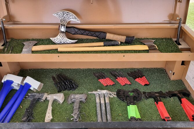 Axes, Arrows and Bullets Combo Package in Las Vegas - Getting There: The 40-Minute Ride and the Pickup Plan
