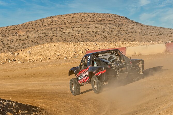 Baja Race Truck Experience in Las Vegas - The Course Layout: 13 Turns, Eight Jumps, and a 40-Foot Tabletop
