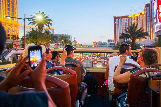 Big Bus Las Vegas: Sightseeing Night Tour by Open-Top Bus - Where you board: the High Roller / Linq Promenade starting point
