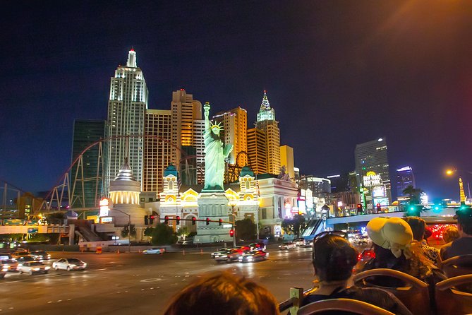Big Bus Las Vegas: Sightseeing Night Tour by Open-Top Bus - The open-top deck: views are awesome, but bundle up