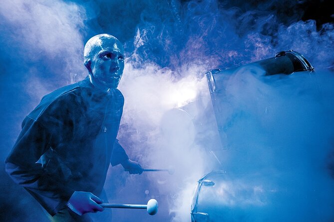 Blue Man Group VIP Experience at the Luxor Hotel and Casino - Stop 1 inside the Luxor pyramid casino: easy start, quick pre-show time
