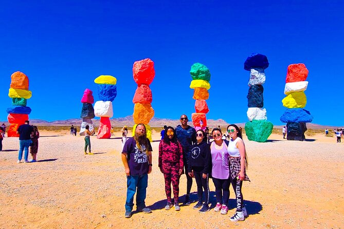 California Desert, Seven Magic Mountains and Las Vegas Sign - Heat, Water, and Small Comforts That Matter