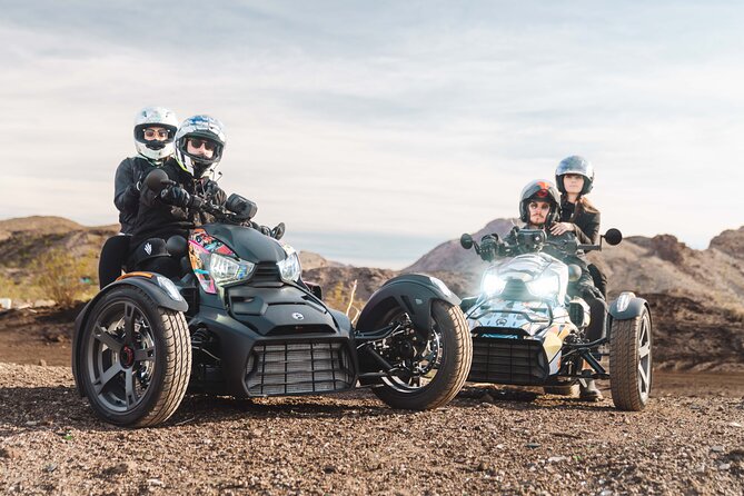Couples Private Guided Red Rock Canyon Tour On A CanAm Trike - Calico Hills Scenic Drive: viewpoints, color bands, and photo timing
