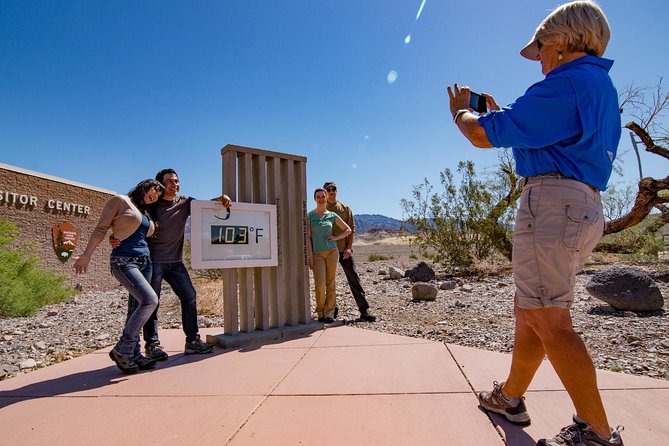 Death Valley Explorer Tour by Tour Trekker from Las Vegas - Badwater Basin Boardwalk: Lowest Point, Brightest Sun