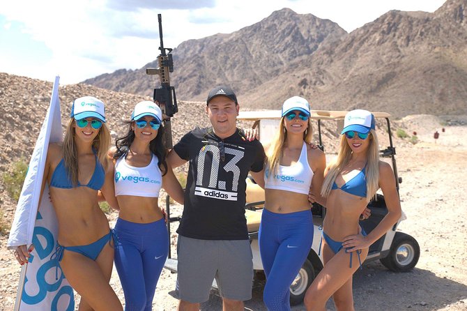 Desert Storm Shooting Experience with Lunch - The gun lineup, translated into what you’ll actually experience