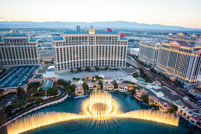 Eiffel Tower Viewing Deck Admission Ticket at Paris Las Vegas - The Bellagio Fountains From Above: Best View, Different Experience