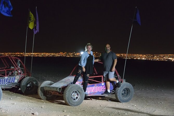 Extreme Dune Buggy Night Chase from Las Vegas - Entering the Pitch-Dark Desert Chase