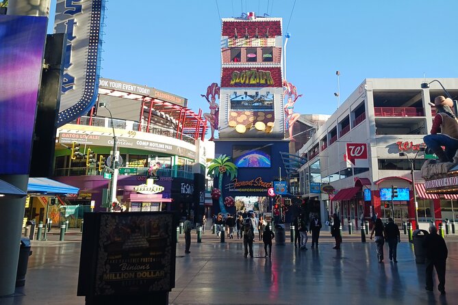 Fremont Street Experience Guided Walking Tour in Las Vegas - Stop 1: Downtown Container Park for food, retail, and easy energy