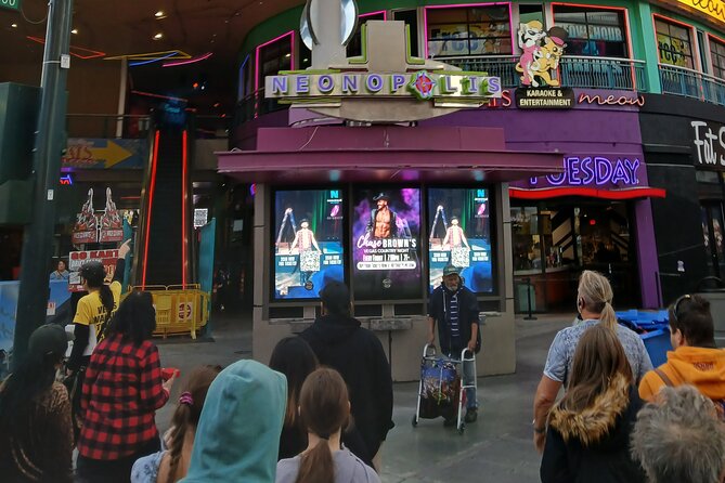 Fremont Street Experience Guided Walking Tour in Las Vegas - Stop 2: Fremont Street Experience and the Viva Vision LED canopy