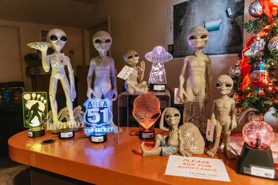 From Las Vegas: Area 51 Full-Day Tour - Reaching the Area 51 perimeter: Joshua trees, cameras, and security reality