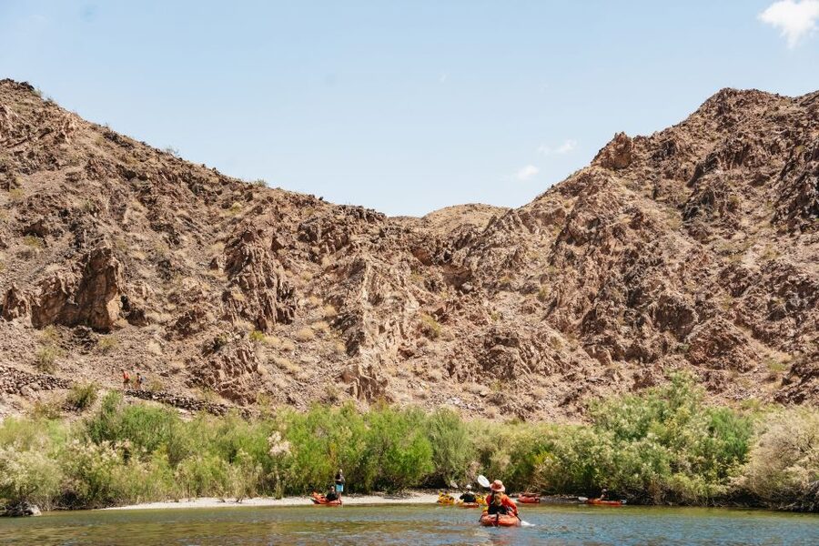 From Las Vegas: Black Canyon Half-Day Kayak Tour - Historical stops: views, the Colorado River story, and a 100-year gauging station