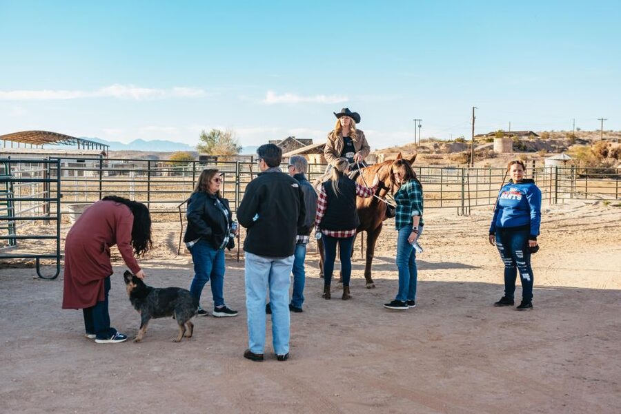From Las Vegas: Desert Sunset Horseback Ride with BBQ Dinner - From Saddle-Ready to Calm: How the Ride Works for First-Timers