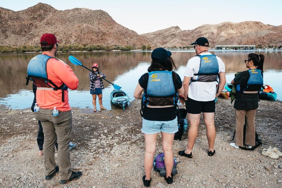 From Las Vegas: Emerald Cave Guided Kayaking Tour - Snacks and the return paddle: staying warm and not rushing your strokes
