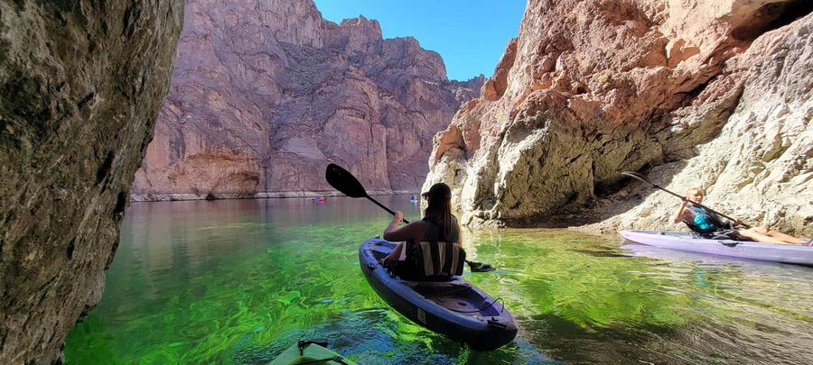 From Las Vegas: Emerald Cave Kayak Tour with Hotel Pickup - Sit-on-top kayaks: the comfort factor for nervous beginners