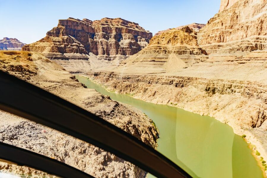 From Las Vegas: Grand Canyon Helicopter Tour with Champagne - Lake Mead, Hoover Dam, and the warm-up flight you’ll never forget