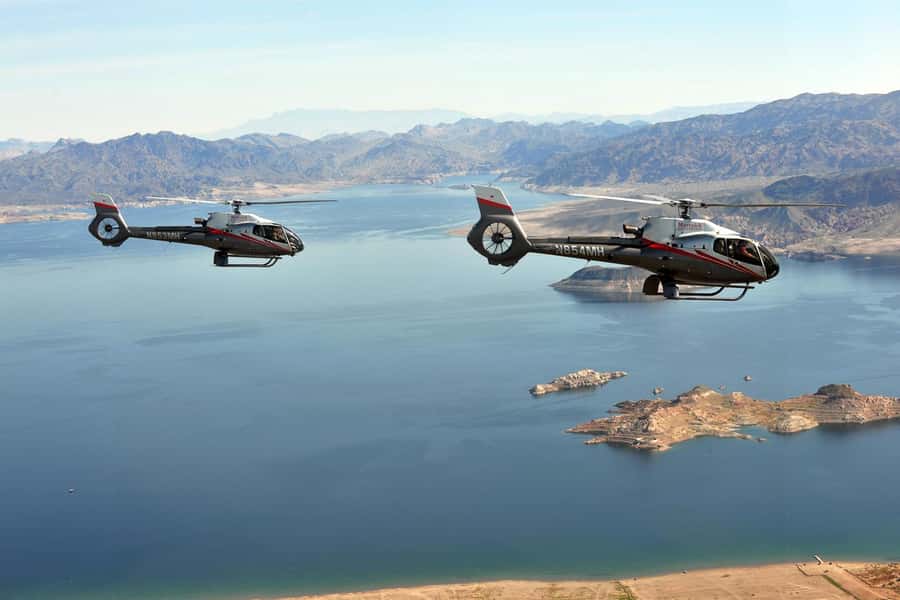 From Las Vegas: Grand Canyon Skywalk Express Helicopter Tour - The Flight Over Las Vegas, Lake Mead, and Hoover Dam