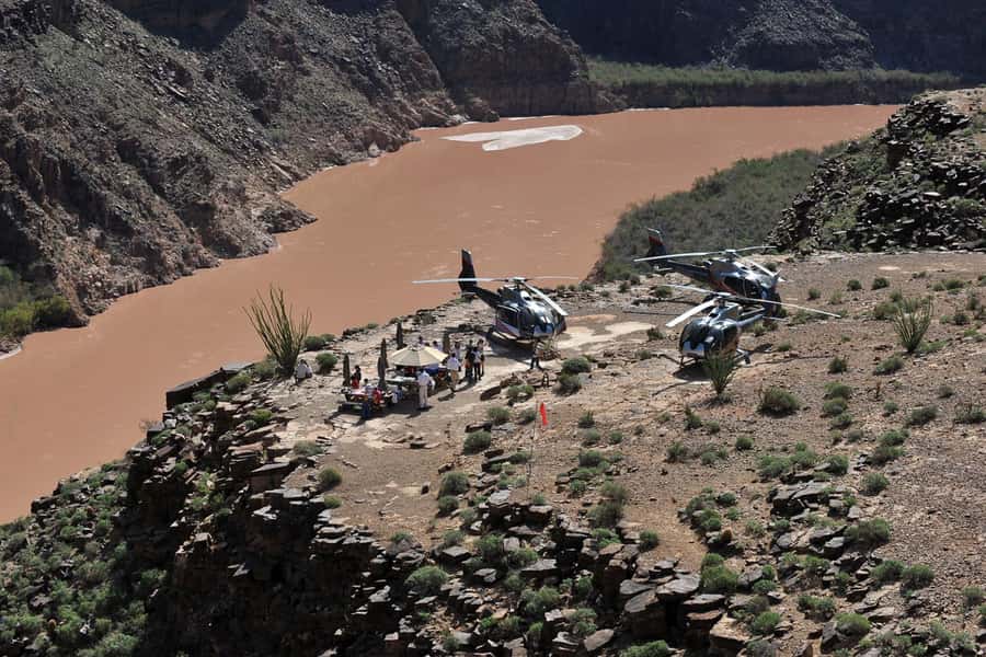 From Las Vegas: Grand Canyon Skywalk Express Helicopter Tour - Walking the Skywalk: What It’s Like on the Glass