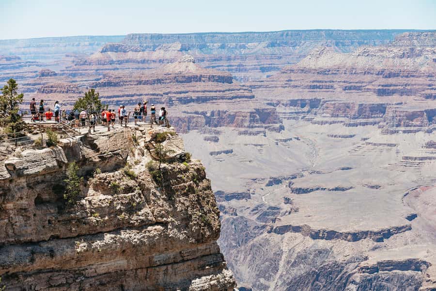 From Las Vegas: Grand Canyon South Rim Day Trip - Mather Point: Your First 45 Minutes of Grand Canyon Scale