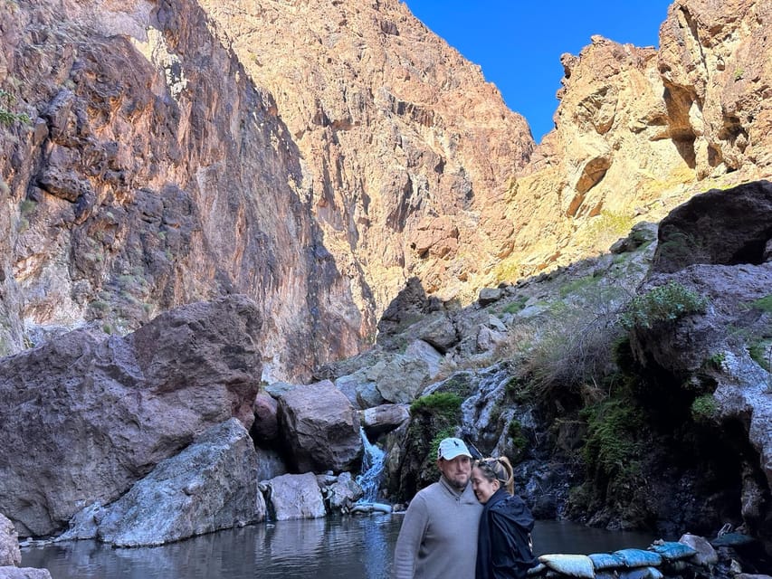 From Las Vegas: Hoover Dam Kayak Trip with 6 Hot Springs - Caves and waterfalls: Emerald Cave, Paradise Falls, and the Rain Caves