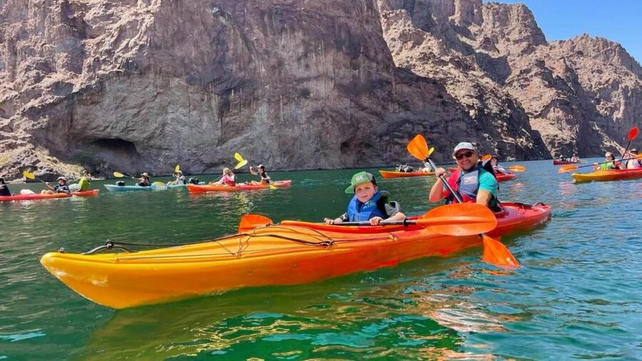 From Las Vegas: Kayak Rental with Shuttle to Emerald Cave - From Las Vegas to Willow Beach: shuttle timing and how the day starts