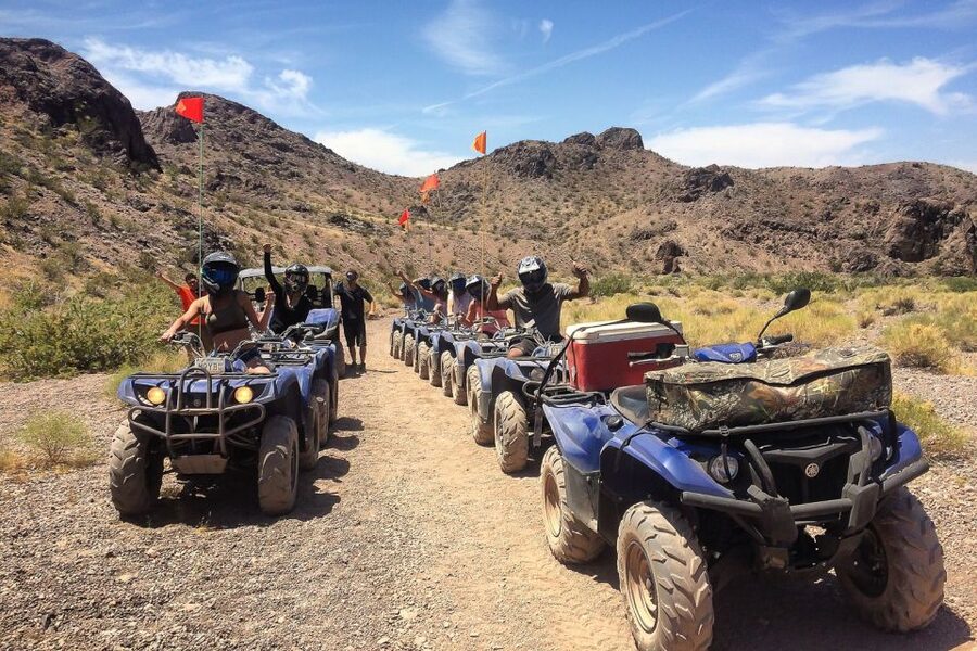From Las Vegas: Lake Mead National Park ATV Tour with Lunch - Colorado River stop and the 900-foot viewpoint: why this is the money shot