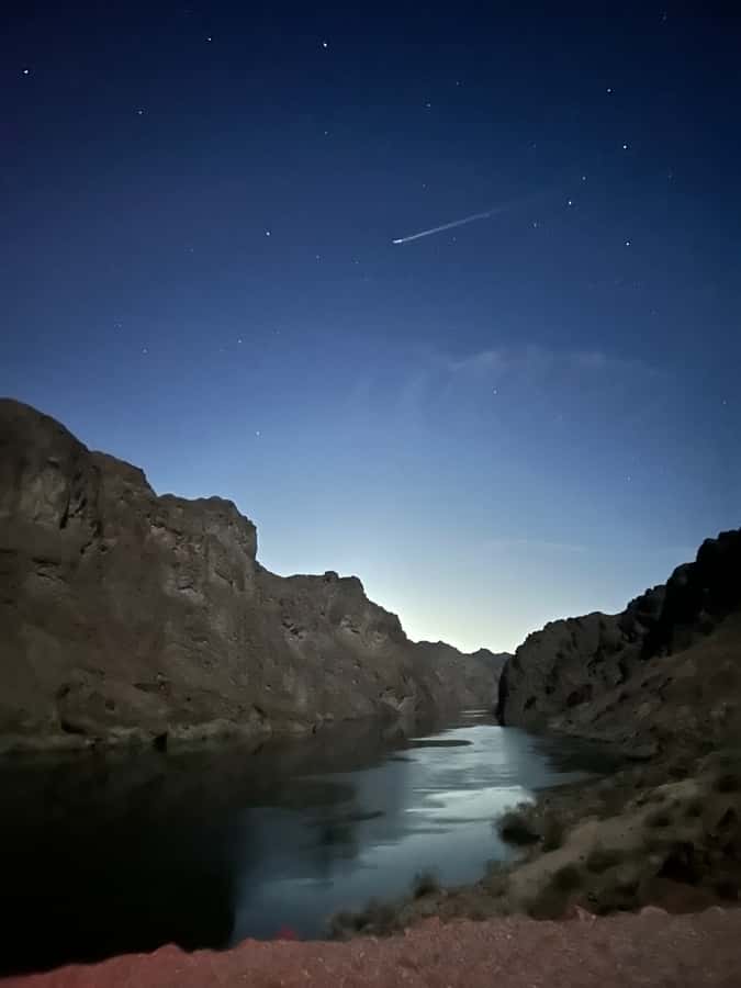 From Las Vegas: Moonlight Kayak Tour on the Colorado River - Black Canyon historical site hike: short walk, big reward