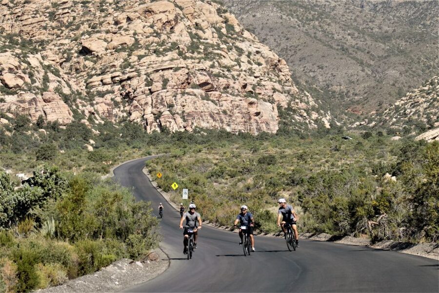 From Las Vegas: Red Rock Canyon Electric Bike Hire - Summerlin-area roads: a nice change of pace