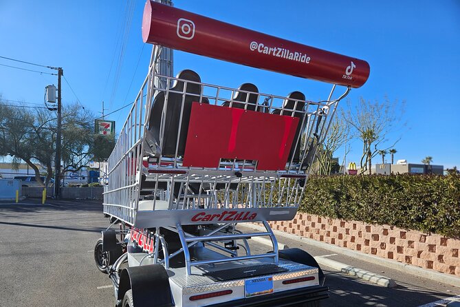 Giant Shopping Cart Limo Ride in Las Vegas - Price and value: what $64 buys you in real life