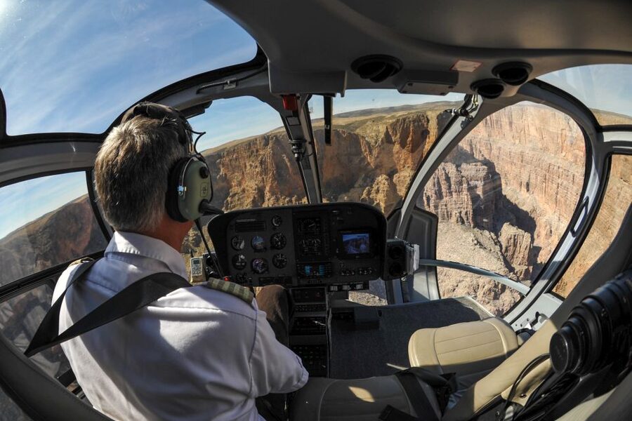 Grand Canyon Dancer Helicopter 25-minute Tour from South Rim - Through the Dragon Corridor: the Canyon’s widest and deepest stretch