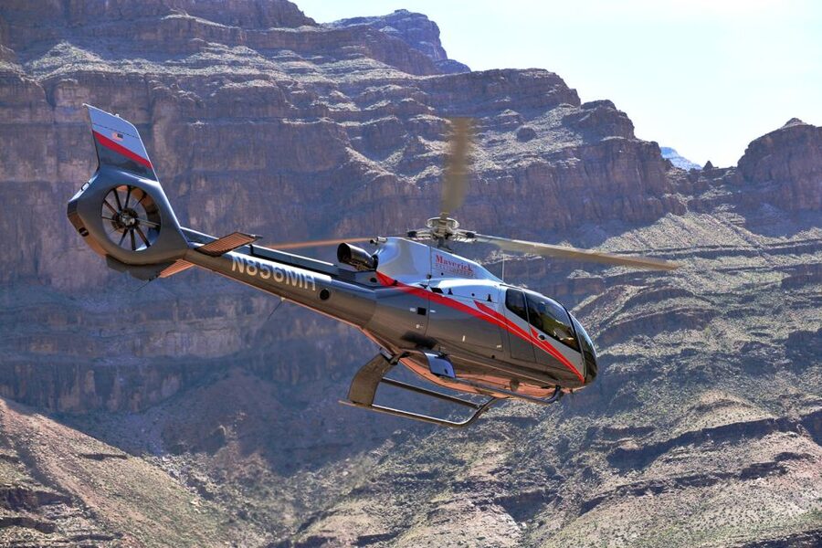 Grand Canyon Dancer Helicopter 25-minute Tour from South Rim - Colorado River toward the North Rim: closing the loop