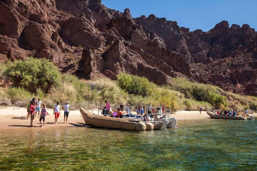 Grand Canyon Helicopter Flight & Hoover Dam River Float Raft - Flight segment two: into the Grand Canyon and over the Colorado River