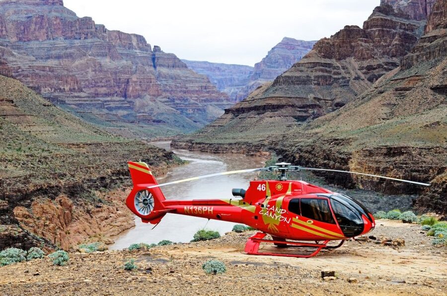 Grand Canyon Helicopter Tour with Black Canyon Rafting - Las Vegas to Papillon Terminal: where the day really starts