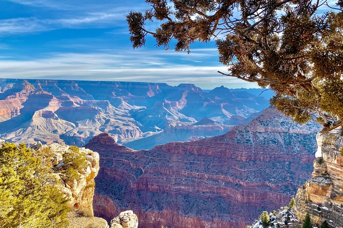 Grand Canyon National Park South from Las Vegas with Lunch, WiFi - Bright Angel Point and the rim near Bright Angel Lodge