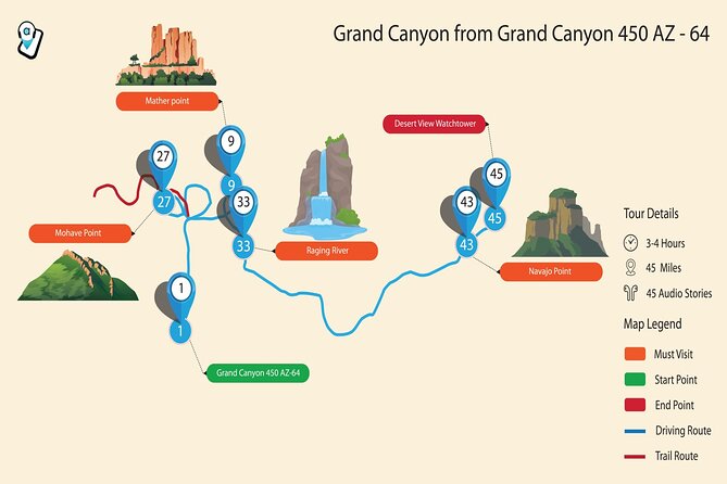 Grand Canyon South & East Rim: Driving & Walking Audio Tour - Setup that makes or breaks the experience: download, password, and playback