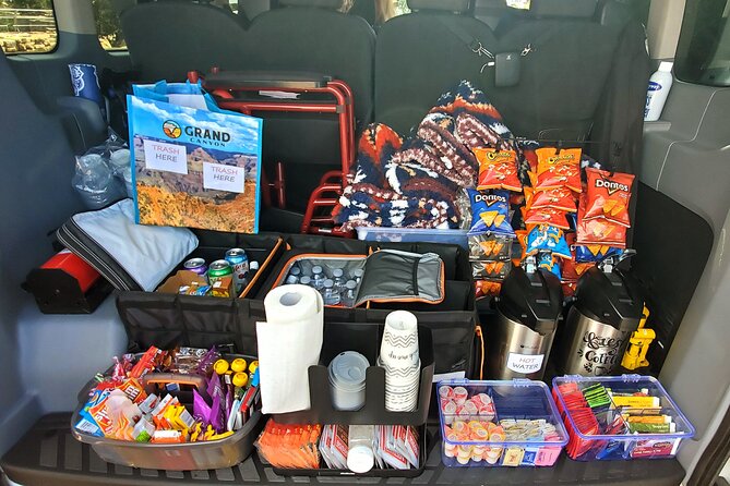 Grand Canyon South Rim Tour with Lunch included - Premium Van Comfort: Wi‑Fi, Hot/Cold Drinks, Snacks, and Small Upgrades