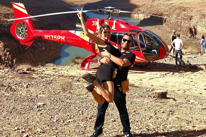 Grand Canyon West Rim Helicopter Tour with Champagne Toast - Las Vegas departures and the longer flight each way
