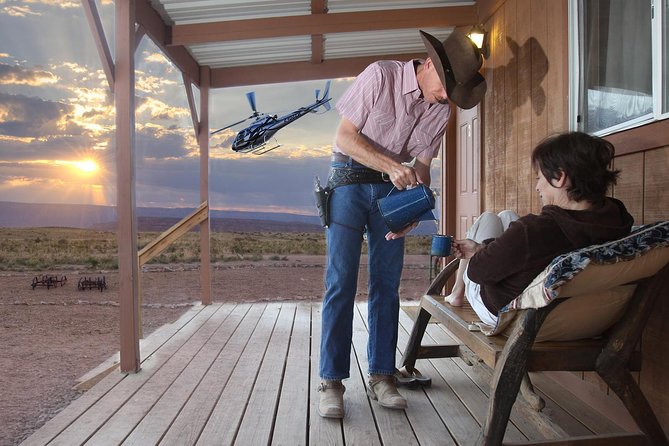 Grand Canyon Western Ranch Overnight Stay by Helicopter & Ground - Flying above and 1,500 feet below: what to expect at Grand Canyon West