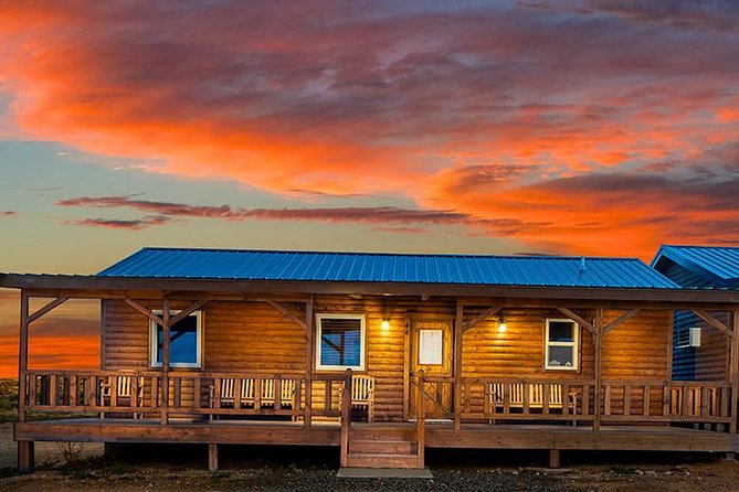 Grand Canyon Western Ranch Overnight Stay by Helicopter & Ground - The ranch evening: campfire, cowboy energy, and great timing