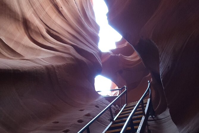 Guided Antelope Canyon & Horseshoe Bend Day Tour from Las Vegas - Antelope Canyon With a Navajo Guide: Light Beams, Uneven Steps, and Real Meaning