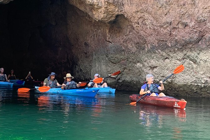 Half-Day Emerald Cave Kayak Tour (Optional Transportation) - Willow Beach swim time, historic stops, and river views