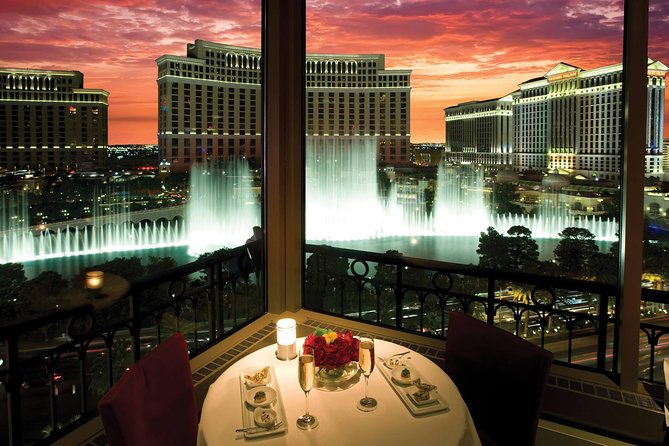 Helicopter Flight of the Las Vegas Strip with Eiffel Tower Dinner - Eiffel Tower Restaurant Stop: 11th-Floor French, Fixed Choices, and Big Views