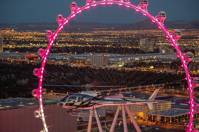 Helicopter Flight of the Las Vegas Strip with Eiffel Tower Dinner - Choosing Between a Helicopter and a Longer Night