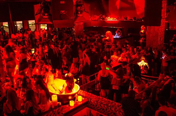 Hip Hop Party Bus Club Crawl - Ghostbar at the Palms: Sky-High Views and a Rooftop Nightlife Switch