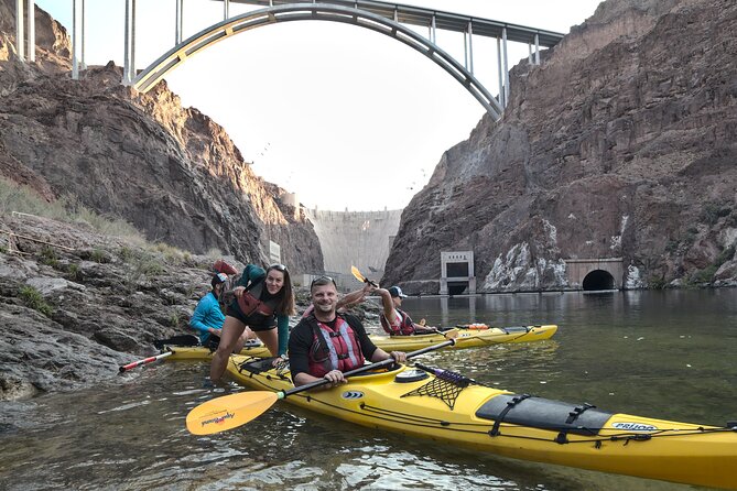 Hoover Dam & Hot Springs Kayak Tour with Lunch & Expert Guide - The 12-mile paddle: flat water, minimal current, still a workout