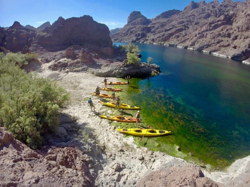 Hoover Dam Kayak Tour & Hike - shuttle from Las Vegas - Kayaks, Gear, and Your Guide Team (Kwame and Xander)