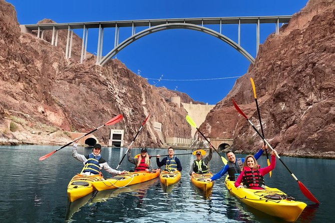 Hoover Dam Kayak Tour with Shuttle - Hot Springs & Emerald Cave - Kayaks, Hot Springs, and Hoover Dam From the River